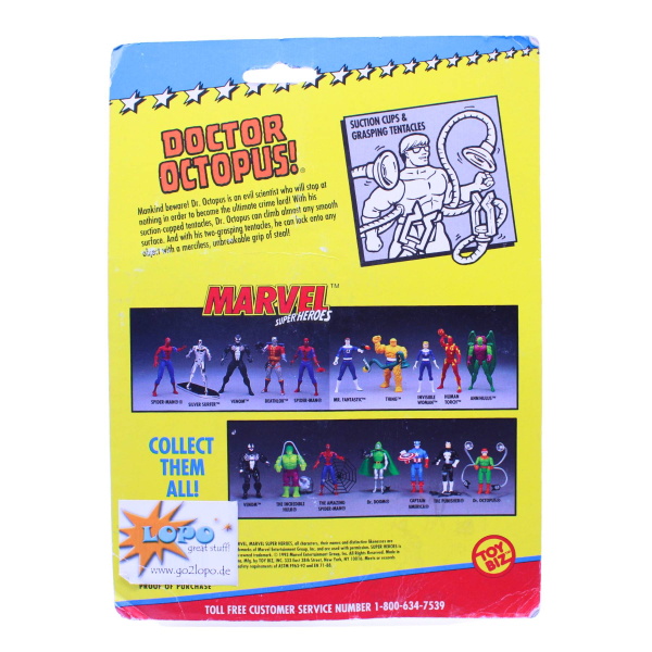 Dr. Octopus Toy Biz 1990 OVP | Marvel Super Heroes Figur | hoppla-stuff.de